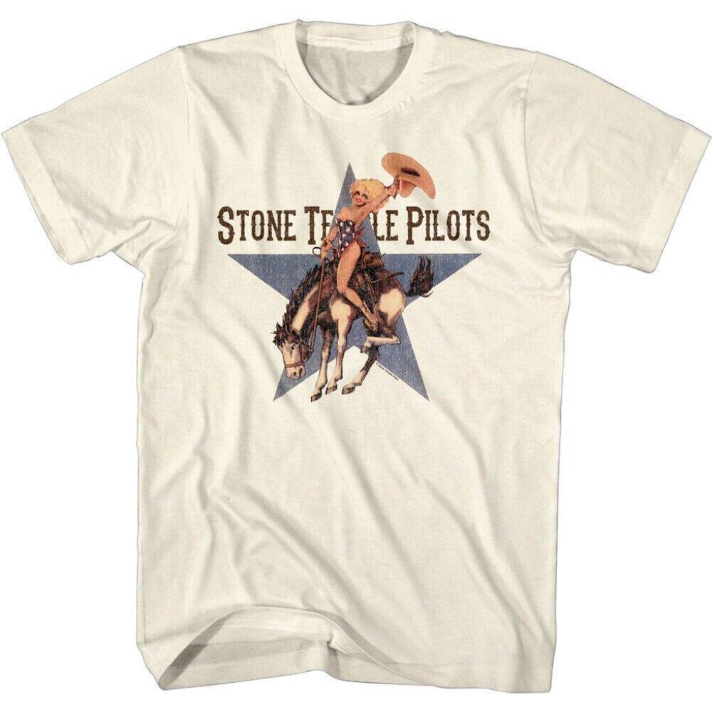 Stone Temple Pilots Bronco Cowgirl Retro Fan T-Shirt
